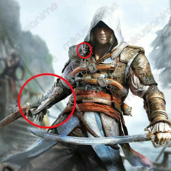 Hoja Oculta Assassin's Creed Black Flag  Incluye caja