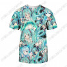 Camiseta Hatsune Miku 3D S-6XL