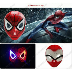 Máscara Spiderman iluminación Led