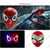 Máscara Spiderman iluminación Led