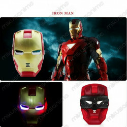 Máscara Iron Man iluminación led