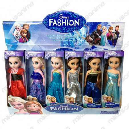 Lote 6 muñecas Frozen 16CM