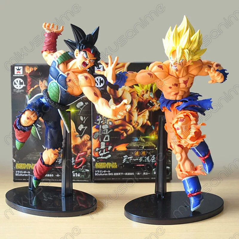 Pack de 2 figuras Bardock y Goku Dragon Ball
