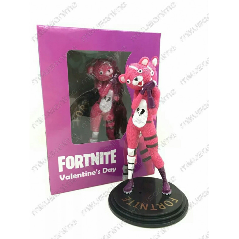 Figura oso rosa de Fortnite San Valentín