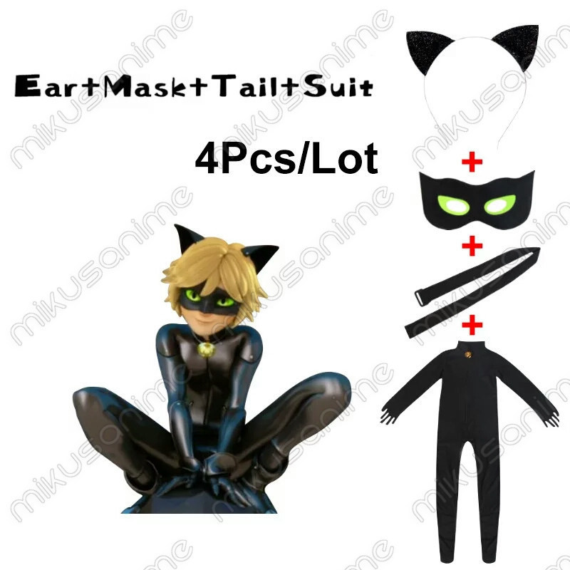 Disfraz Cat Noir S-XL - Miraculous