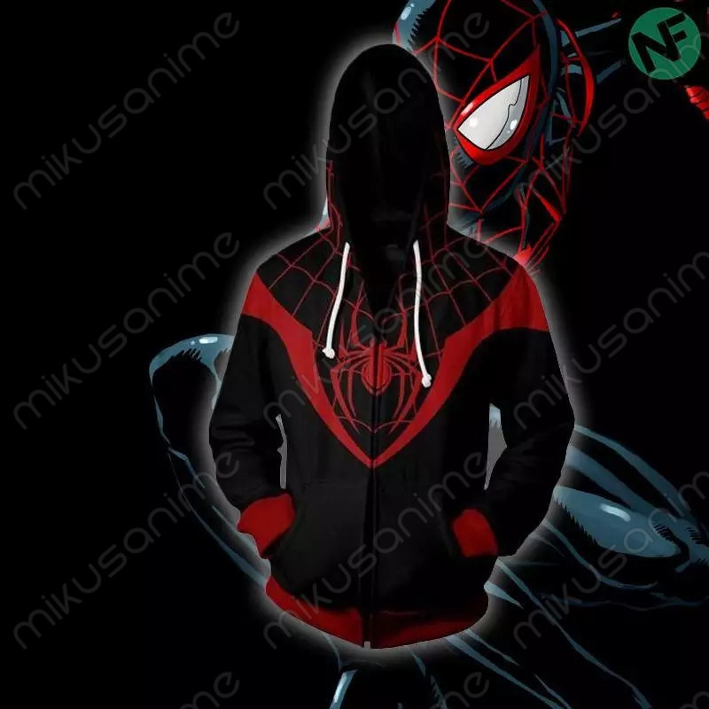 Chelín Cadena piel Sudadera adulto Spiderman S-5XL