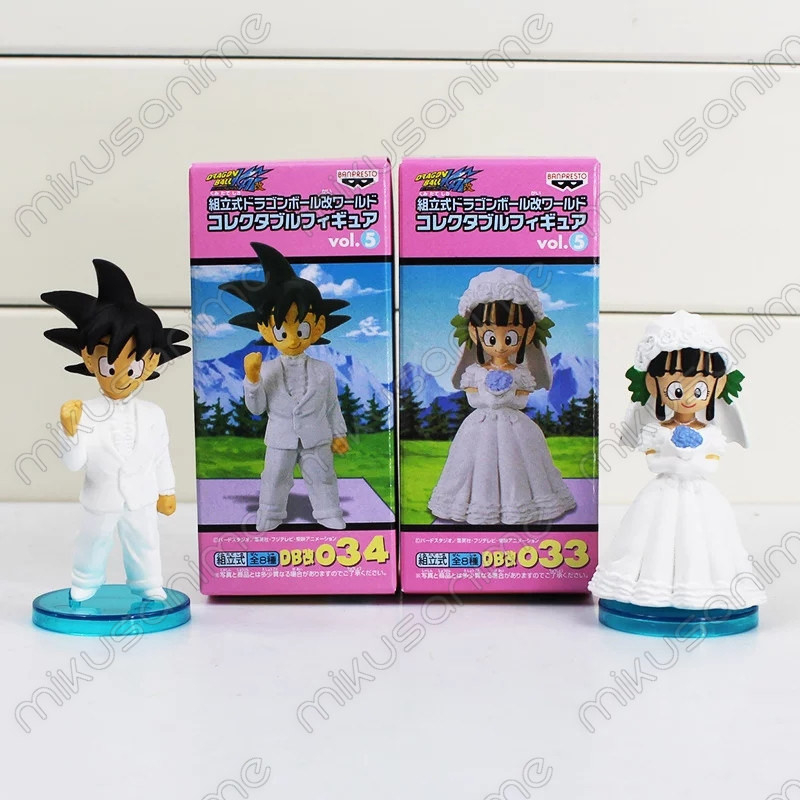 Pack figuras Chichi Goku Boda - Dragon Ball
