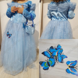 Vestido mariposas princesa - Disfraz infantil