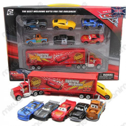 Set coches y camión Rayo McQueen - Cars