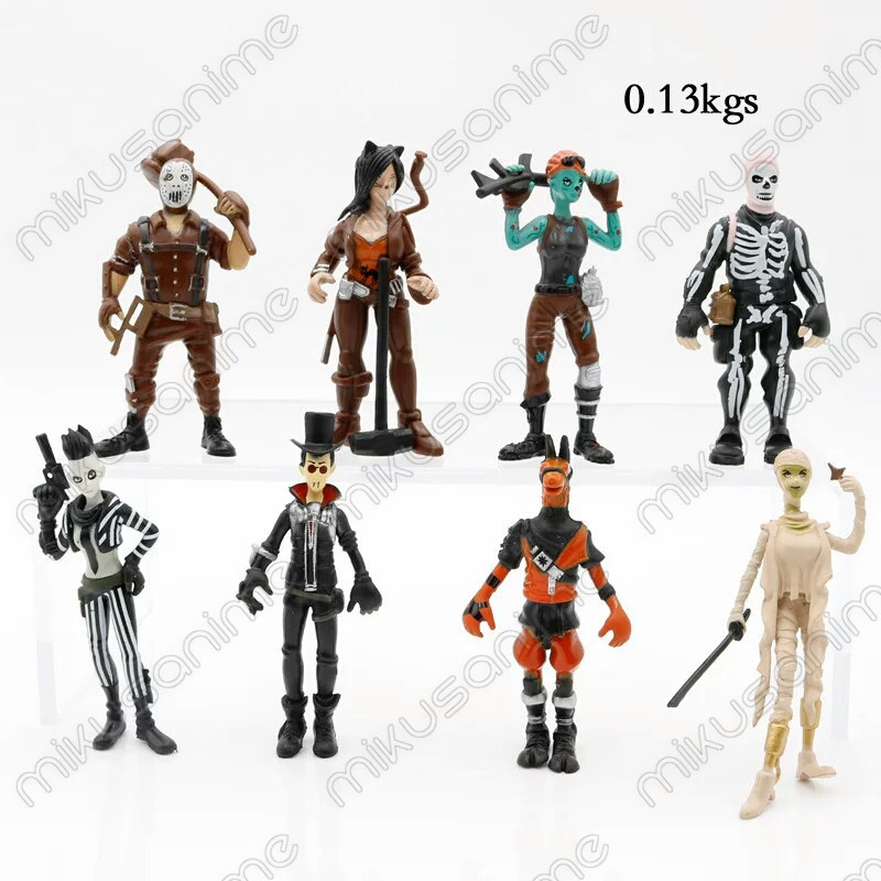 Lote 8 muñecos Fortnite colección Halloween