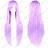 Peluca cosplay color lila pastel 80cm