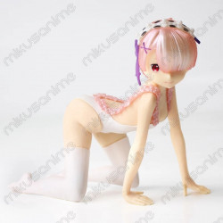 Lote figuras Ram Rem y Emilia - Re:Zero