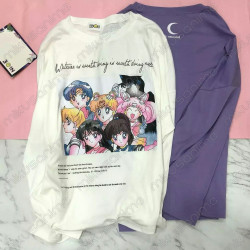 Sudadera Sailor Moon Anime Harajuku Kawaii