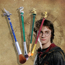 Set brochas maquillaje casas Hogwarts  - Harry Potter