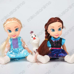 Set 3 unidades Frozen Anna Elsa y Olaff