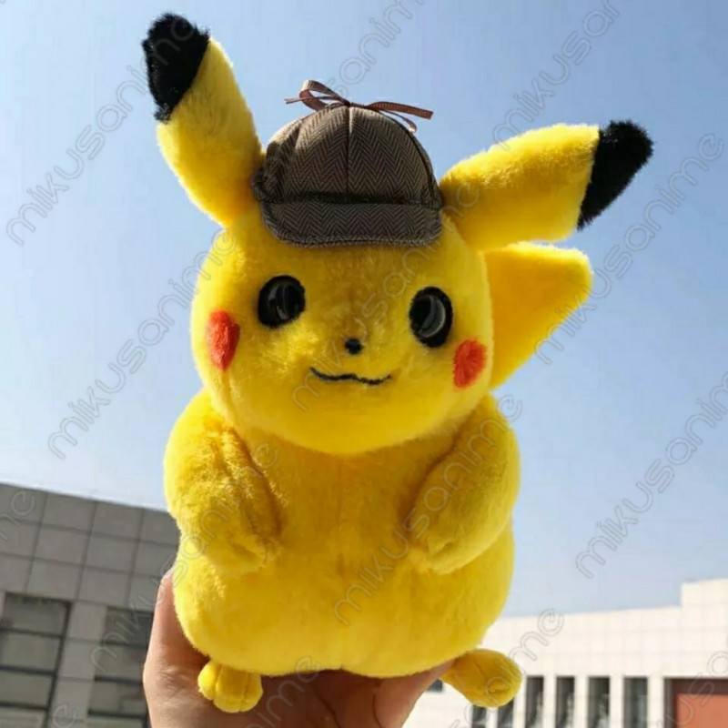 Peluche Kawaii Pikachu Détective
