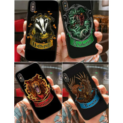 Funda carcasa móvil Iphone Harry Potter casas Hogwarts