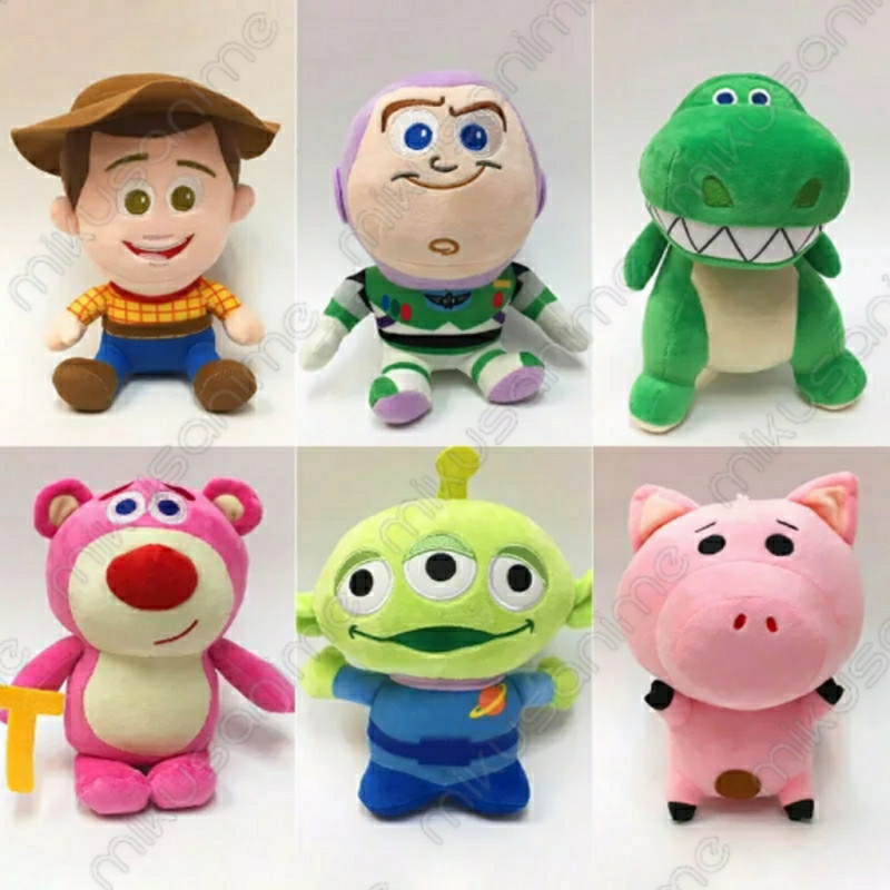 Lote 6 peluches Toy Story