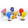 Set 6 figuras Sonic -Sonic Metal