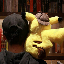Peluche Pikachu detective 30cm - Pokémon