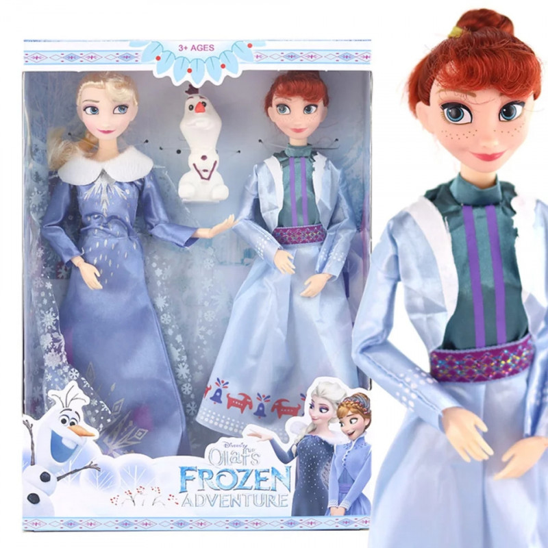 Ocurrencia pulmón tornado Set 2 muñecas Elsa Anna - Frozen 2