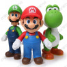Pack 3 figuras Mario, Luigi y Yoshi - Super Mario