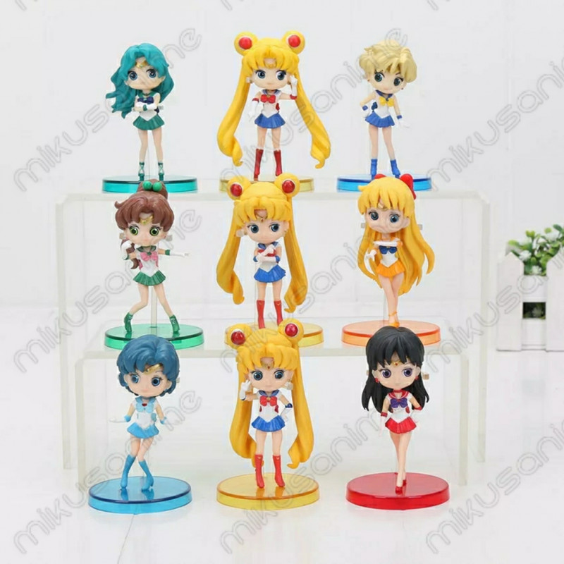 Lote 9 figuras Sailor Moon