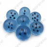 Lote 7 bolas Dragon Ball azules