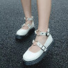 Zapatos Lolita kawaii corazones