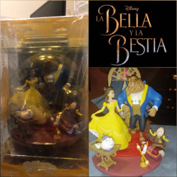 Figura Diorama La Bella y La Bestia