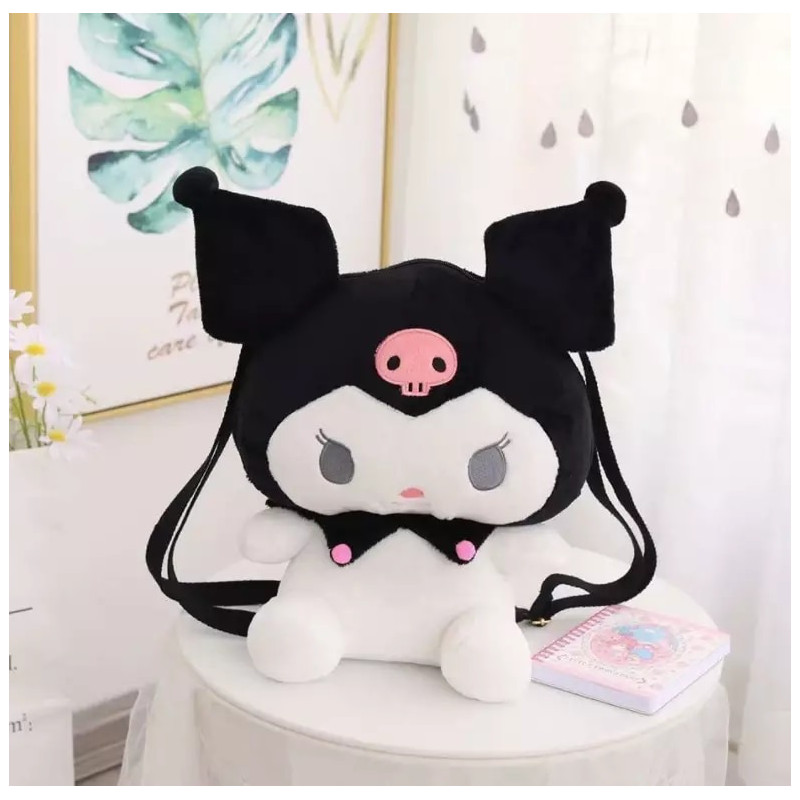 Mochila Peluche Kuromi Onegai My Melody 7324