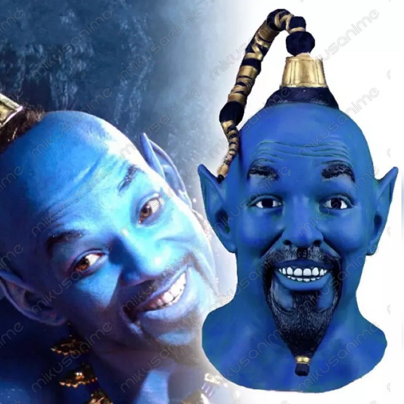 Genio de Aladdin Makeup  Disfraz de genio, Genio aladdin, Genio de la  lámpara
