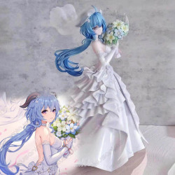 Figura Ganyu vestido de novia  - Genshin Impact