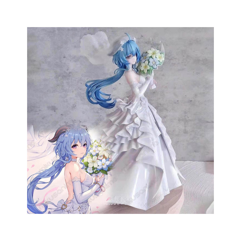 Figura Ganyu vestido de novia - Genshin Impact