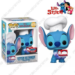 Figura Funko Pop Stitch As Baker cocinero 978- Lilo y Stitch